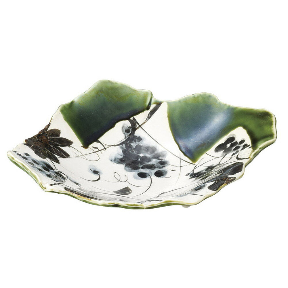 織部ぶどう足付7寸菱鉢 [ 26.8 x 22 x 6cm 685g ] | 盛り鉢 盛鉢 万能 取り鉢 おすすめ 食器 業務用 飲食店 カフェ うつわ 器 おしゃれ かわいい お洒落 可愛い おしゃれ かわいい お洒落 可愛い