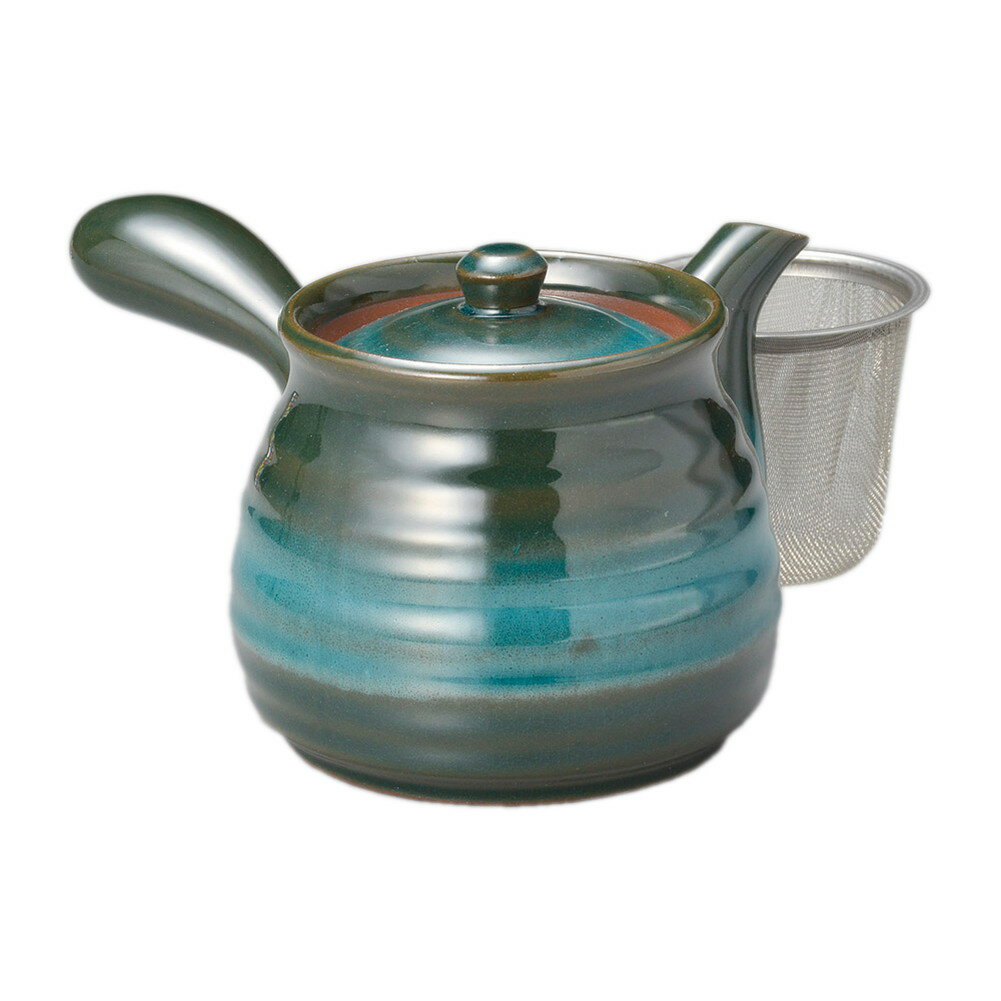 エメラルド六兵衛急須10.5 x 10cm・500cc ] | ポット 急須 きゅうす 土瓶 お茶 一服 まったり 人気 おすすめ 食器 業務用 飲食店 カフェ うつわ 器 おしゃれ かわいい ギフト プレゼント 引き出物 誕生日 贈り物 贈答品