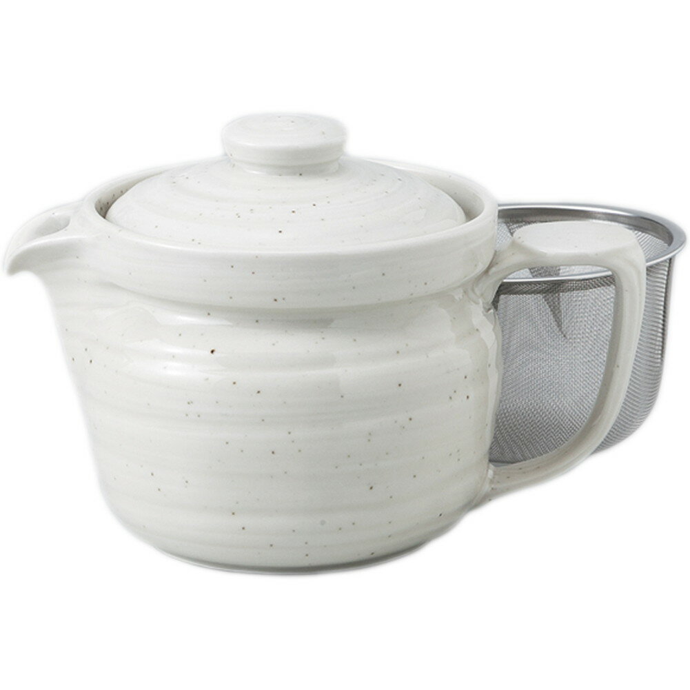 粉引広口SPポット [ 11 x 11.5cm・550cc 448g ] [ ポット ] | ポット コーヒー 紅茶 急須 ティー 人気 おすすめ 食器 洋食器 業務用 飲食店 カフェ うつわ 器 おしゃれ かわいい ギフト プレゼント 引き出物 誕生日 贈り物 贈答品