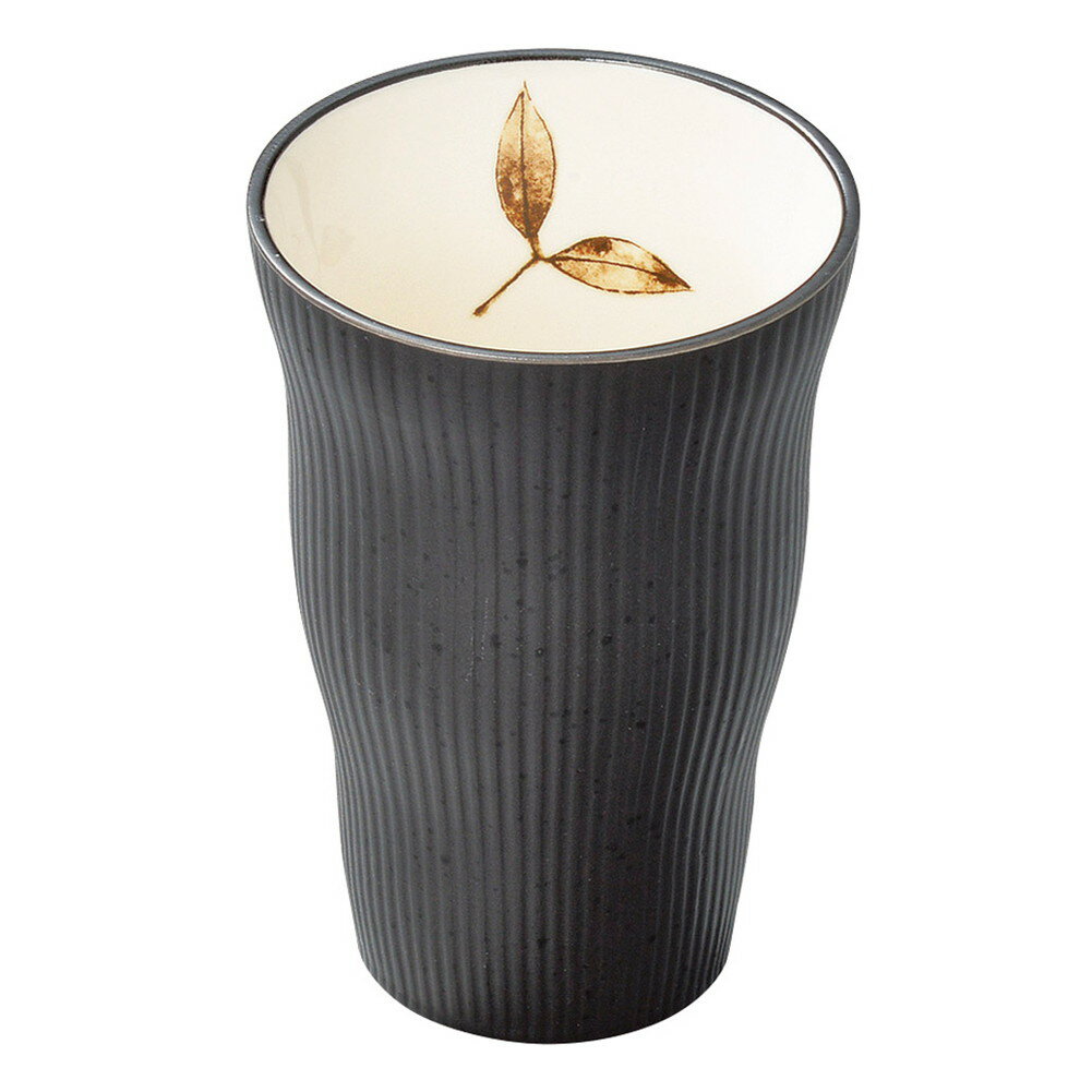 黒油滴リーフトクサ焼酎カップ [ 8.8 x 13cm 430cc 221g ] [ フリーカップ ] | フリーカップ タンブラ..