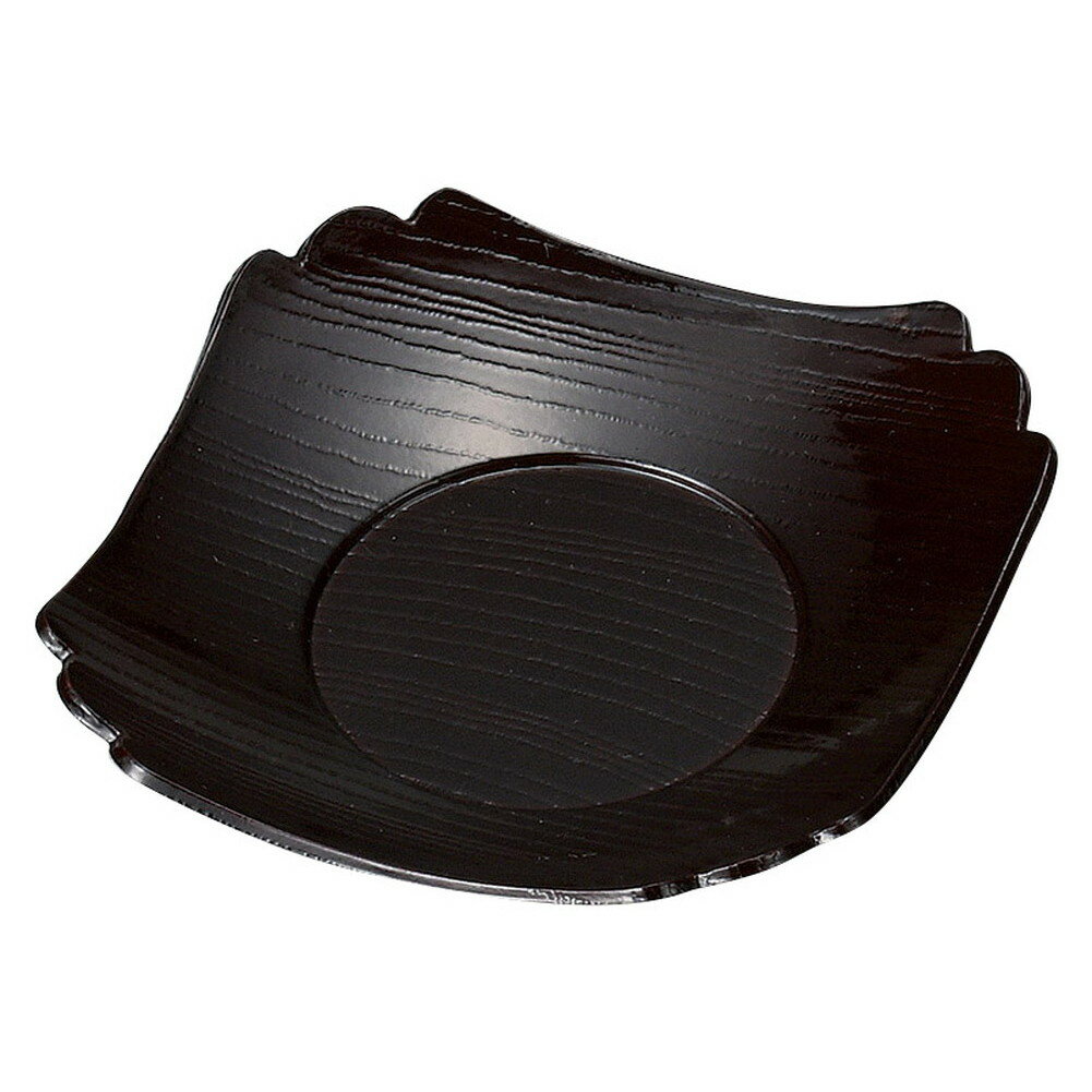 (A)花型茶托 溜 [ 10 x 10 x 2.1cm 24g ] [ 茶托 ] | 茶たく コースター 一服 人気 おすすめ 食器 業務..