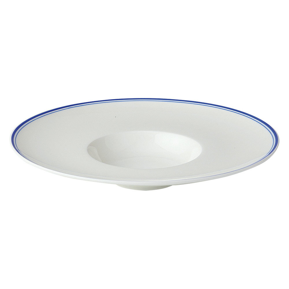 Fine Bone China(CN) stage BLUE BLUE26cm平型スープ [ 25.8 x 25.8 x 5cm 549g ] [ スープ皿 ] | スープボウル スープ碗 汁椀 スープマグ 人気 おすすめ 食器 洋食器 カフェ おしゃれ かわいい ギフト プレゼント 引き出物 誕生日 贈り物 贈答品