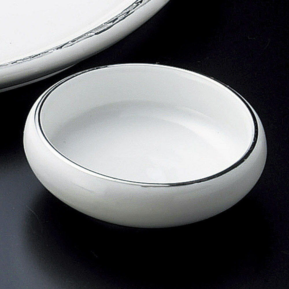 刺身 渕プラチナ白丸千代口 [ 6.5 x 2.3cm ] | 和食器 刺身 鉢 ボウル 料亭 ホテル 食器 業務用 飲食店 カフェ うつわ 器 おしゃれ かわいい ギフト プレゼント 内祝い 誕生日 贈り物 贈答品 おすすめ