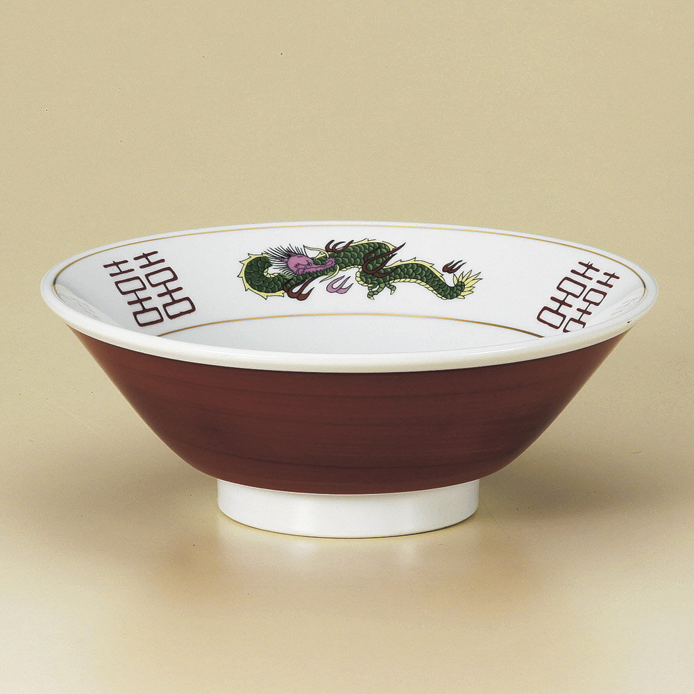 中華丼 三ツ龍切立6.3丼 [ 19.5 x 7cm ] | 丼 丼ぶり どんぶり ラーメン チャーハン 人気 おすすめ 食器 中華 飯店 中華食器 業務用 飲食店 カフェ うつわ 器 おしゃれ かわいい ギフト プレゼント 引き出物 誕生日 贈り物 贈答品