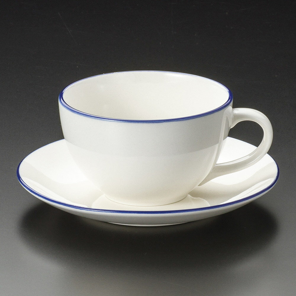 コーヒー ホーローPCコーヒー碗皿 [ 9.5 x 5.8cm 240cc ・ 14.5 x 2cm 陶磁器製 ] 【料亭 旅館 和食器 ..