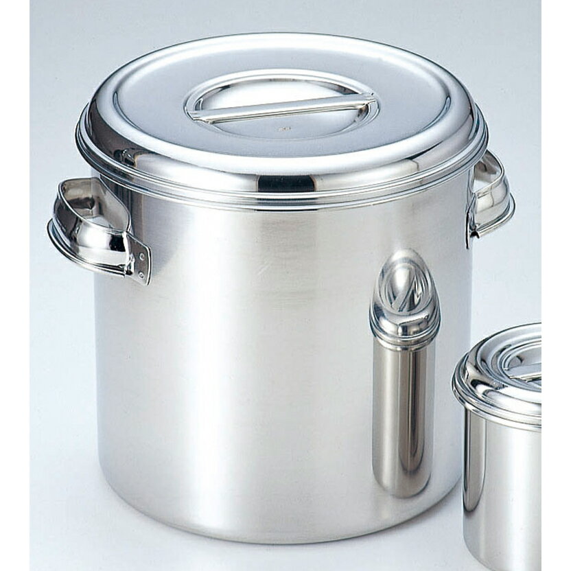 厨房用品 18-8丸深型キッチンポット [ 20cm 深さ20cm 6.2L手付 ] 【料亭 旅館 和食器 飲食店 業務用】