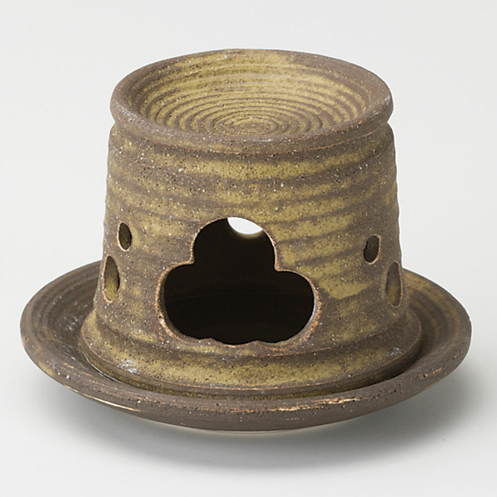 茶香炉 織部イラボ茶香炉長 [ 12.5 x 8.8cm ] 【料亭 旅館 和食器 飲食店 業務用】