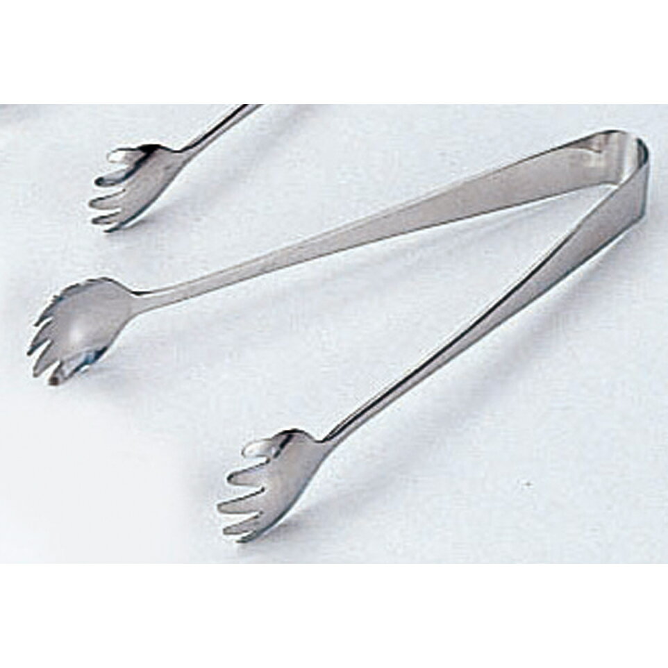 厨房用品 ステン（厚）瓜型アイストング [ 大17.5cm ] 【料亭 旅館 和食器 飲食店 業務用】