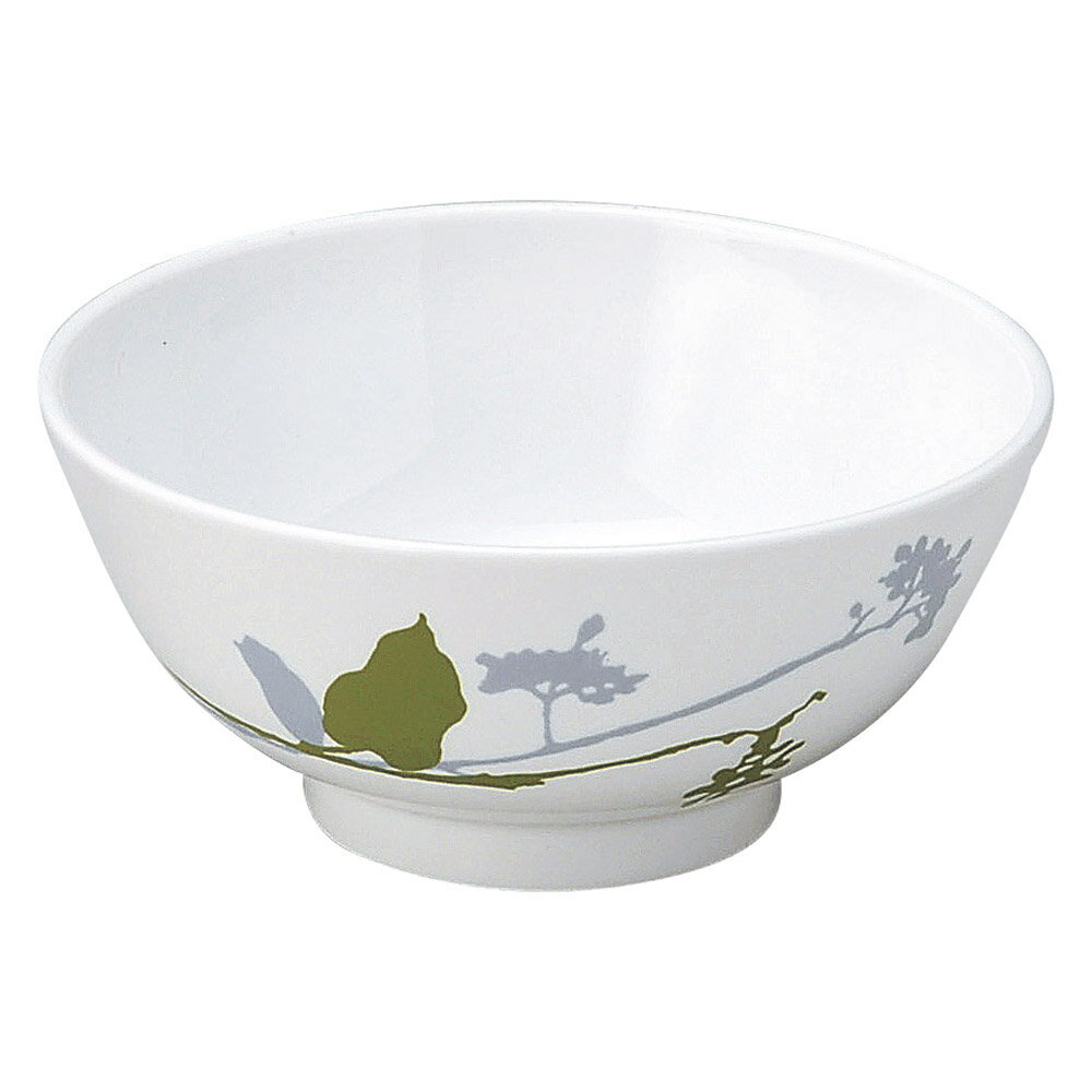 和陶オープン ブランチ （緑）京茶碗 [ 11.5 x 5.4cm ] 【料亭 旅館 和食器 飲食店 業務用】