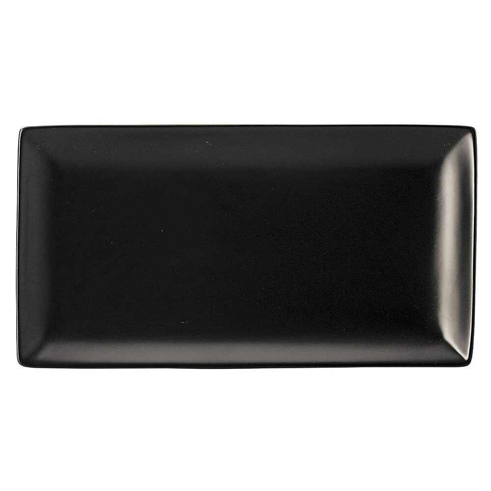 洋陶オープン ブランシェ 黒 27長角皿（ワイド） [ 27.5 x 14.5 x 2cm ] 【料亭 旅館 和食器 飲食店 業務用】