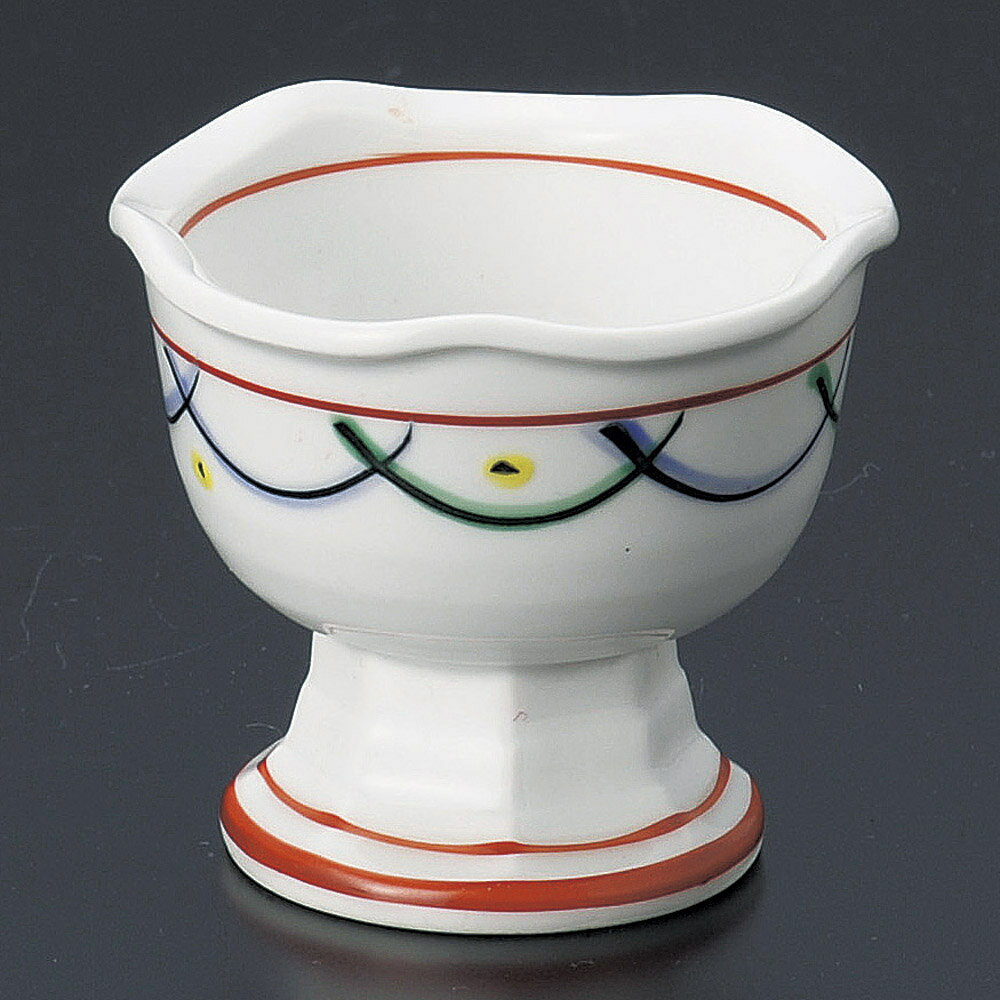 10個セット 珍味 赤絵武蔵野高台珍味 [ 6.5 x 5.7cm ] | 珍味 小付け 小鉢 小皿 お漬物 薬味入れ おすすめ 人気 食器 業務用 飲食店 カフェ うつわ 器 おしゃれ かわいい お洒落 可愛い ギフト プレゼント 引き出物 内祝い 結婚祝い 誕生日 贈り物 贈答品