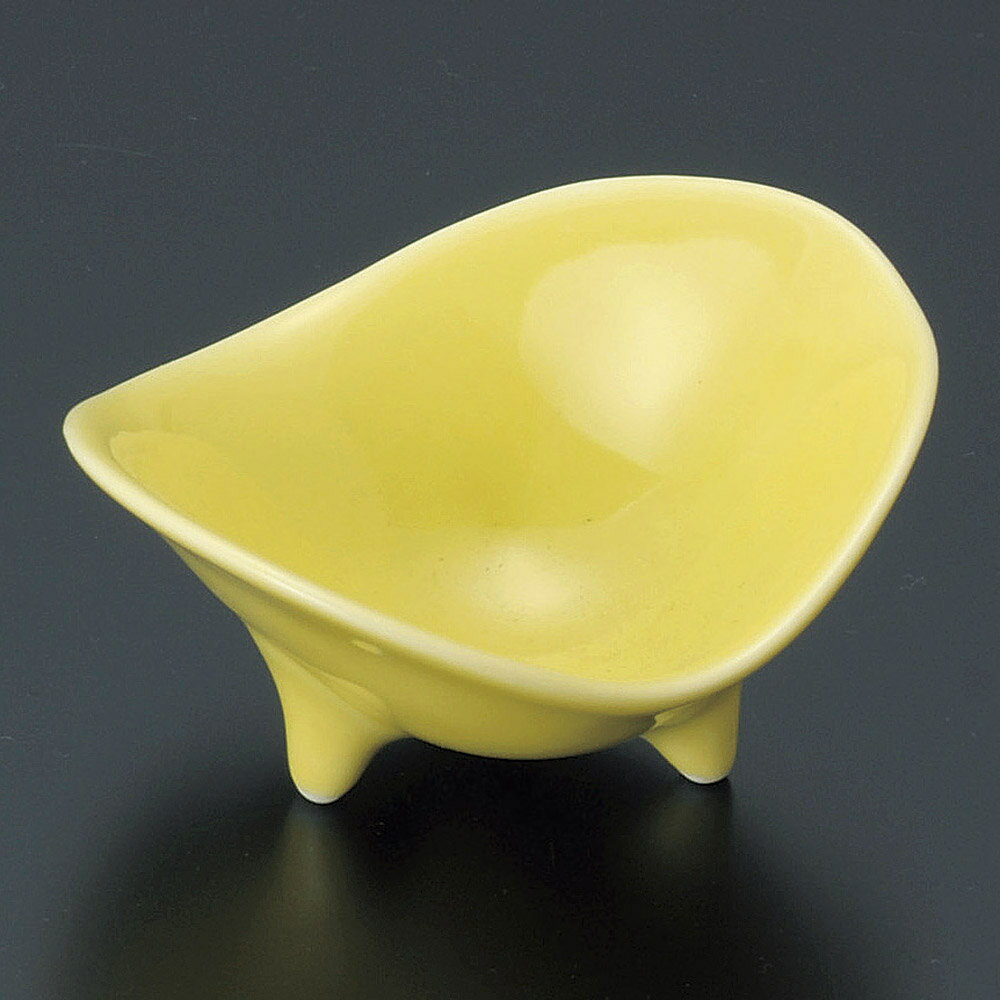 珍味 三ツ足楕円珍味 Y [ 8 x 6.9 x 4cm ] | 珍味 小付け 小鉢 小皿 お漬物 薬味入れ おすすめ 人気 食器 業務用 飲食店 カフェ うつわ 器 おしゃれ かわいい お洒落 可愛い ギフト プレゼント 引き出物 内祝い 結婚祝い 誕生日 贈り物 贈答品