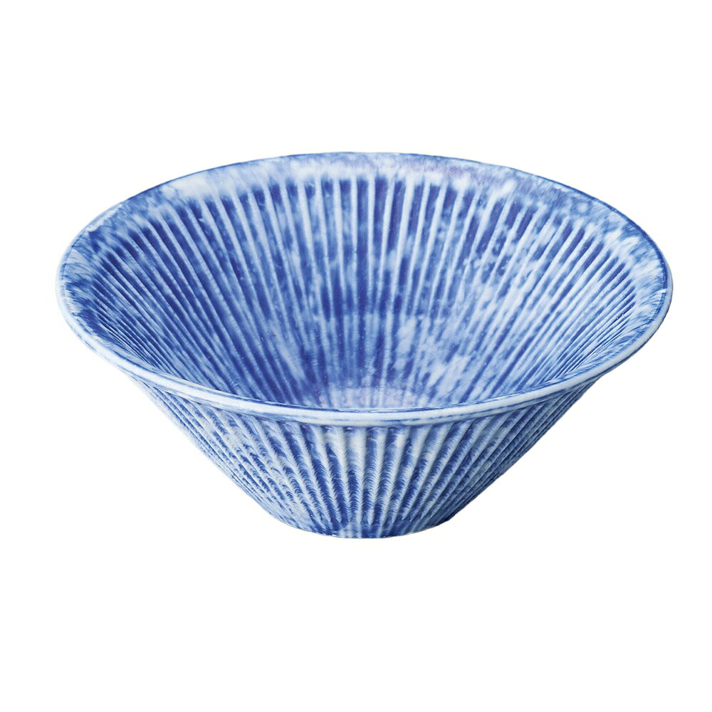 小鉢 インディゴブルーしのぎ4.3小鉢 [13.5×5cm] | SNS インスタ映え おしゃれ かわいい かっこいい カフェ 和カフェ おうちカフェ 器 食器 業務用 贈答 プレゼント ギフト シンプル モダン お祝い セット