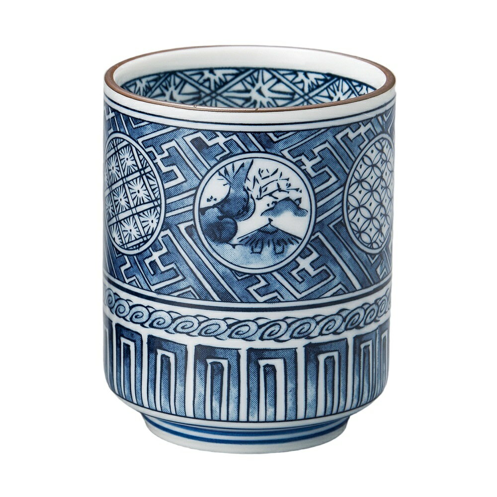 湯呑茶碗 京丸紋大型湯呑（小） [6.6×8.3cm・210cc] | 食器 和食器 業務用 贈答 プレゼント ギフト おしゃれ かわいい お祝い セット 湯飲み 湯呑み 茶碗 お茶