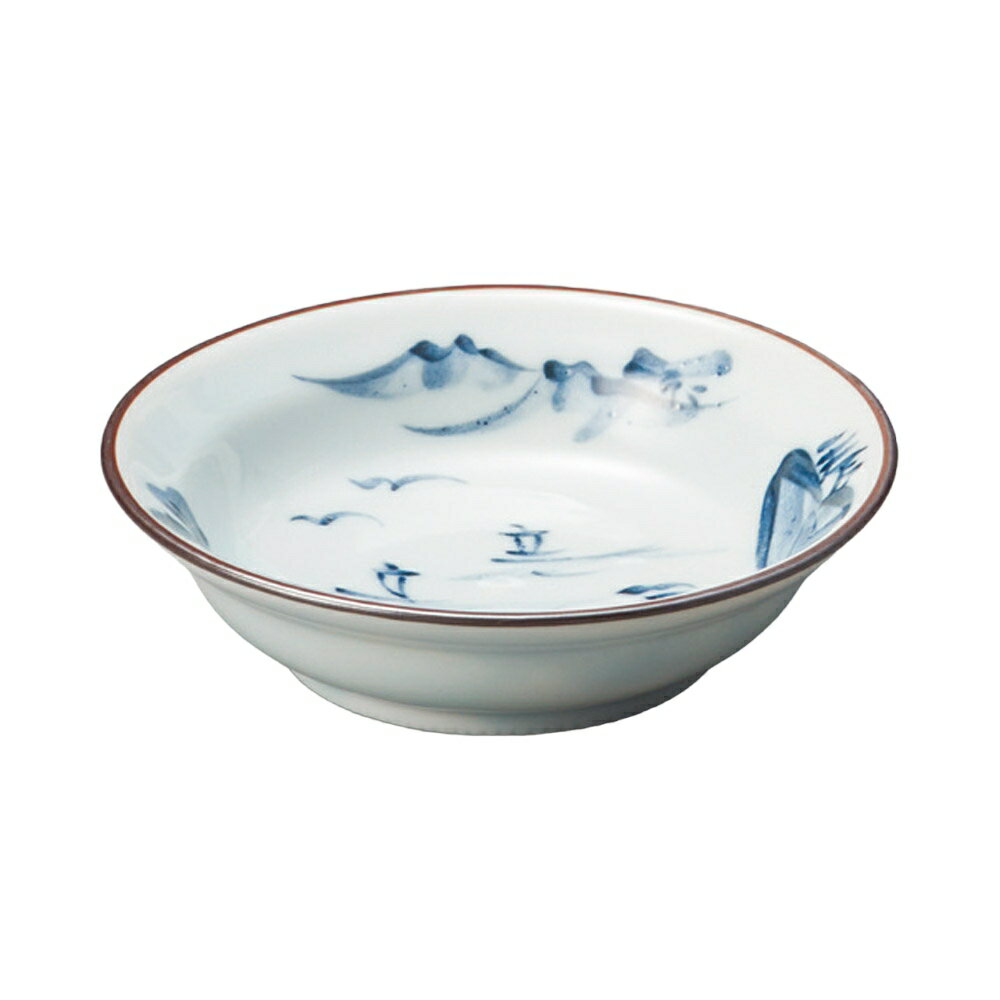 薬味皿 山水薬味皿 [8.9×2.4cm] | 食器 和食器 和皿 業務用 贈答 プレゼント ギフト おしゃれ かわいい..