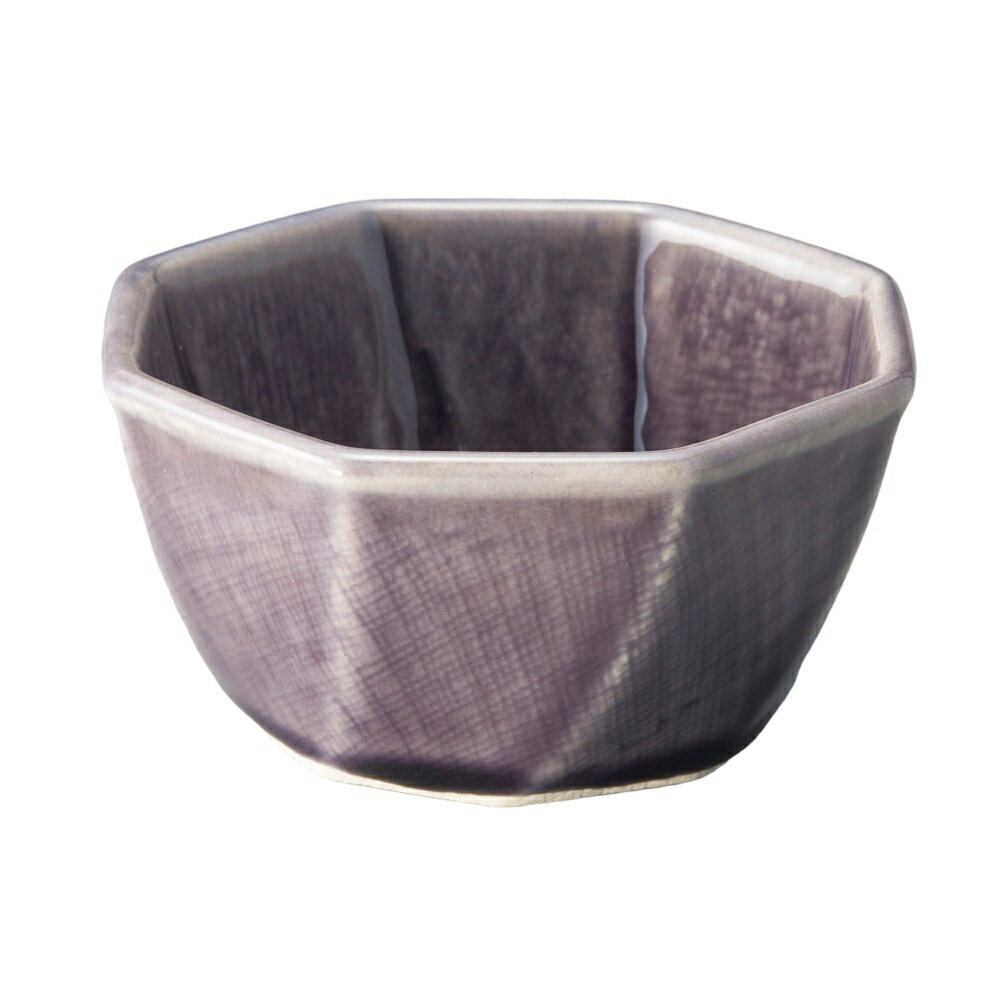 小鉢 アメジスト八角型小鉢（小） [8×7.2×5cm] | SNS インスタ映え おしゃれ かわいい かっこいい カフェ 和カフェ おうちカフェ 器 食器 業務用 贈答 プレゼント ギフト シンプル モダン お祝い セット