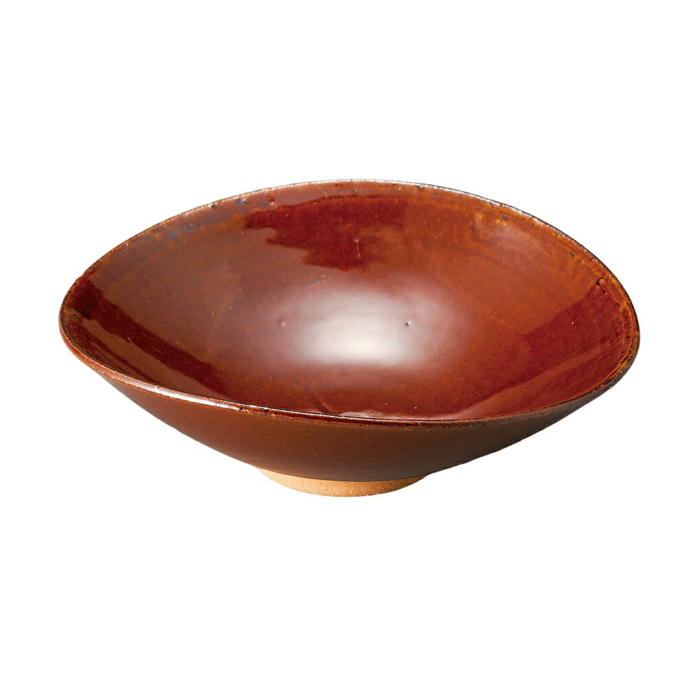 中鉢 ころん飴釉楕円小鉢 [15×14×4.8cm] | SNS インスタ映え おしゃれ かわいい かっこいい カフェ 和カフェ おうちカフェ 器 食器 業務用 贈答 プレゼント ギフト シンプル モダン お祝い セット