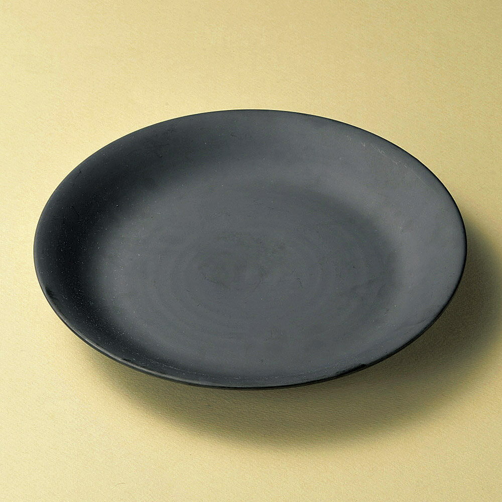 642000最大半額 5個セット丸皿 いぶし黒パスタ皿 25.9 x 3.8cm 大きい ...