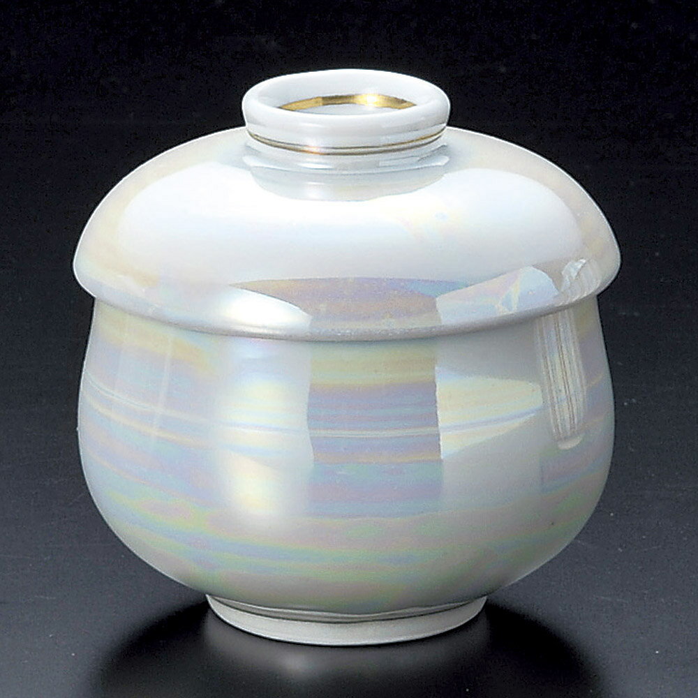 小むし碗 パールむし碗 [ 8.5 x 8.5cm 170 ] | 茶碗蒸し ちゃわんむし 蒸し器 寿司屋 碗 むし碗 食器 ..