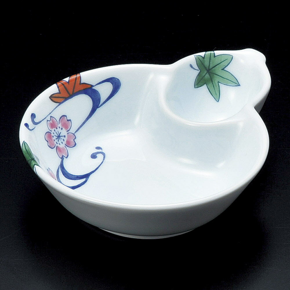 松花堂 流水瓢型小鉢 [ 12.5 x 10.5 x 3.2cm ] | 弁当 小鉢 豆皿 幕ノ内 人気 おすすめ 食器 業務用 飲食店 カフェ うつわ 器 おしゃれ かわいい ギフト プレゼント 引き出物 誕生日 贈り物 贈答品