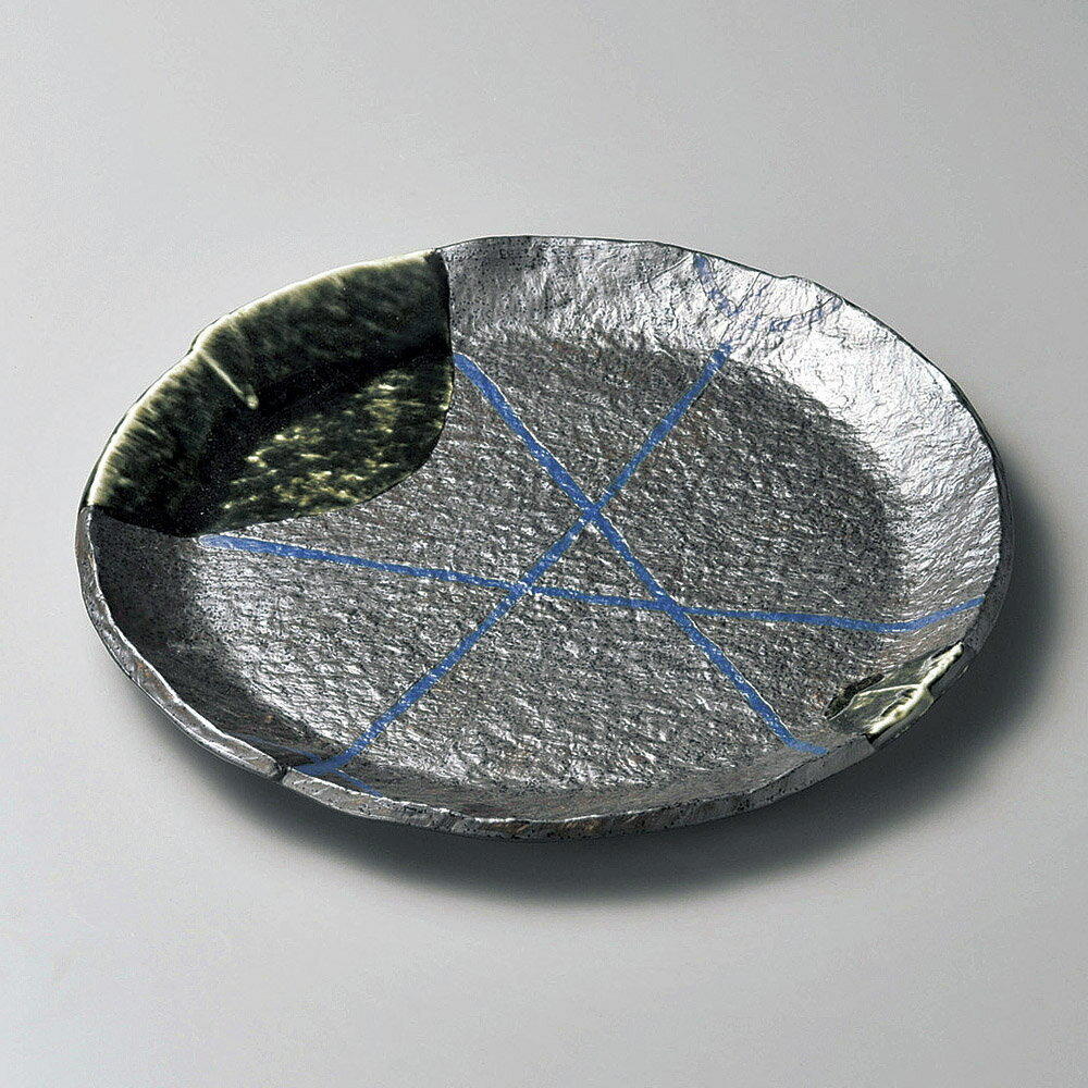 樂天商城 - 丸皿 南蛮乱十草7.0丸皿 [ 21.5 x 2cm ] | 中皿 デザート皿 取り皿 人気 おすすめ 食器 業務用 飲食店 カフェ うつわ 器 おしゃれ かわいい ギフト プレゼント 引き出物 誕生日 贈り物 贈答品