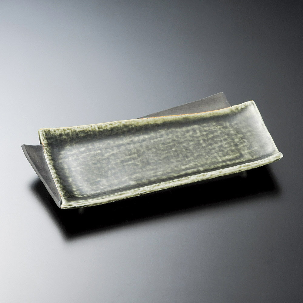 松花堂 桃山織部松花堂長皿 [ 22.5 x 11.5 x 2.3cm ] | 弁当 小鉢 豆皿 幕ノ内 人気 おすすめ 食器 業務用 飲食店 カフェ うつわ 器 おしゃれ かわいい ギフト プレゼント 引き出物 誕生日 贈り物 贈答品