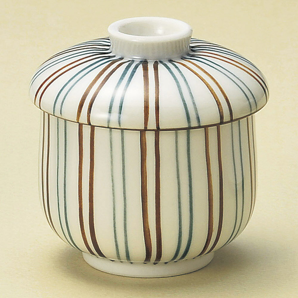 小むし碗 二色十草小むし碗 [ 6.7 x 8cm 130 ] | 茶碗蒸し ちゃわんむし 蒸し器 寿司屋 碗 むし碗 食器 業務用 飲食店 おしゃれ かわいい ギフト プレゼント 引き出物 誕生日 贈り物 贈答品