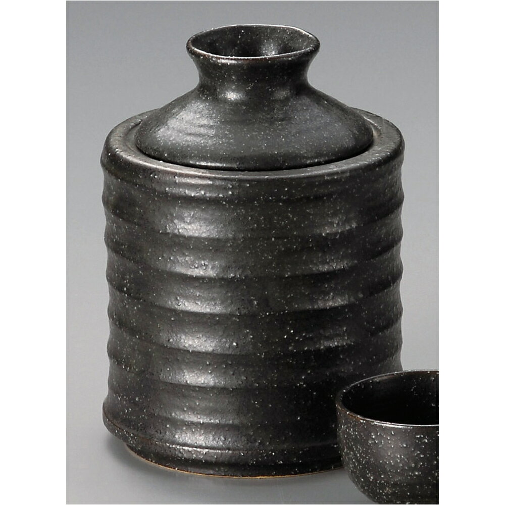 冷酒器 天正黒酒燗器 [ 11.6 x 15cm 330 ] | 熱燗 冷酒 日本酒 お酒 バー bar 晩酌 人気 おすすめ 食器 業務用 飲食店 カフェ うつわ 器 おしゃれ かわいい ギフト プレゼント 引き出物 誕生日 贈り物 贈答品