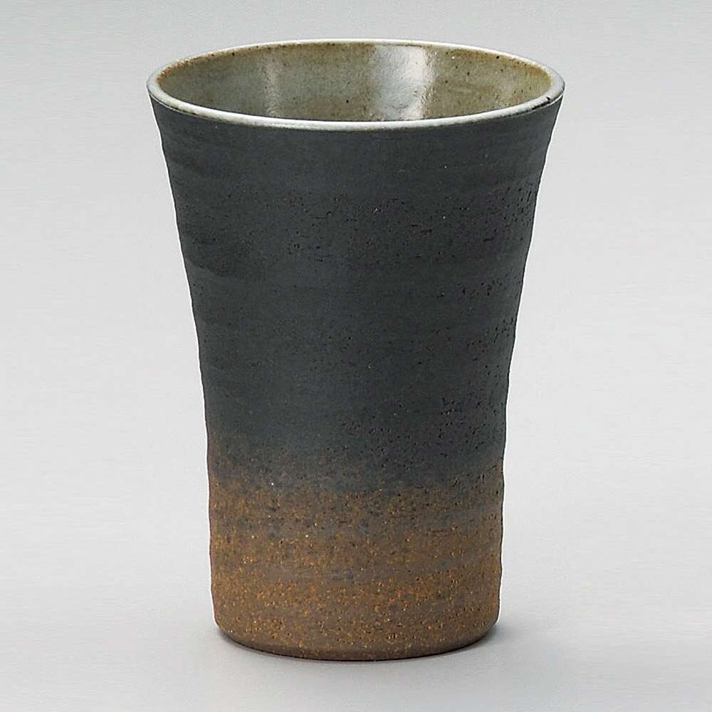 フリーカップ 黒南蛮吹焼酎カップ [ 8.8 x 12cm 350 ] | 焼酎 ロックカップ コップ 焼酎カップ バー bar 晩酌 人気 おすすめ 食器 業務用 飲食店 カフェ うつわ 器 おしゃれ かわいい ギフト プレゼント 引き出物 誕生日 贈り物 贈答品