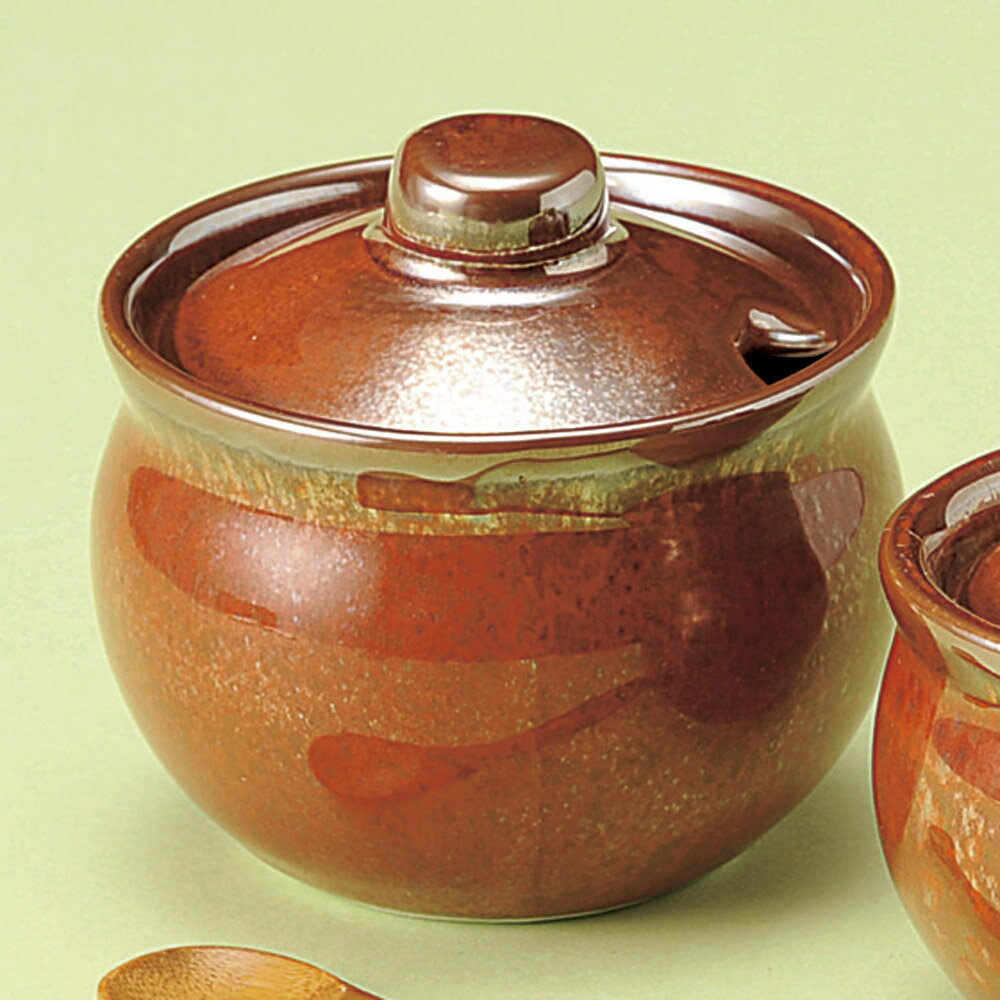 薬味入 赤薬味壺（大） [ 8 x 7.8cm 160cc ] | つぼ 壺 壷 甕 薬味入 漬物 七味 卓上製品 カスター 陶..