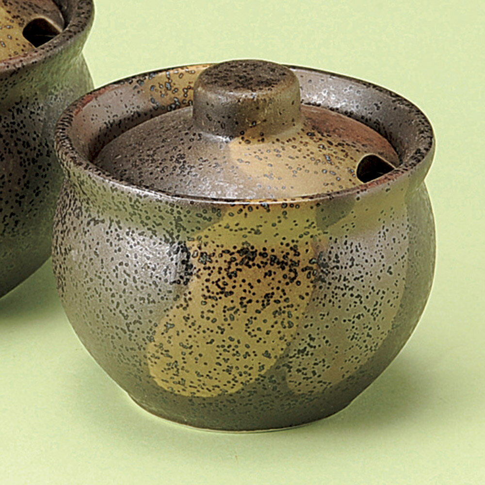 薬味入 備前風薬味壺（小） [ 7.2 x 6.8cm 110 ] | つぼ 壺 壷 甕 薬味入 漬物 七味 卓上製品 カスター..