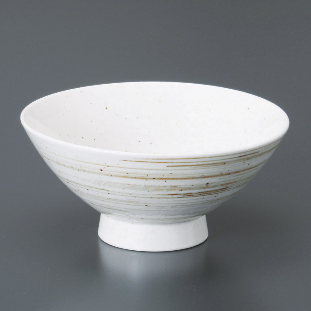 茶漬 錆刷毛目梨地のり茶 [ 15 x 7cm 360cc ] | お茶漬け用 お茶碗 ミニ丼 飯碗 めし碗 おすすめ 食器 ..