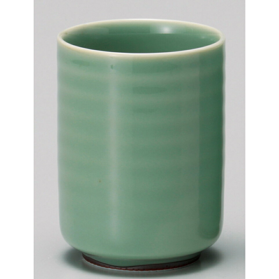 長湯呑 天龍寺青地湯呑大 [ 6.4 x 8.9cm 200cc ] | ゆのみ 湯呑 湯飲み 一服 お茶 人気 おすすめ 食器 業務用 飲食店 カフェ ペア うつわ 器 おしゃれ かわいい ギフト プレゼント 引き出物 誕生日 贈り物 贈答品