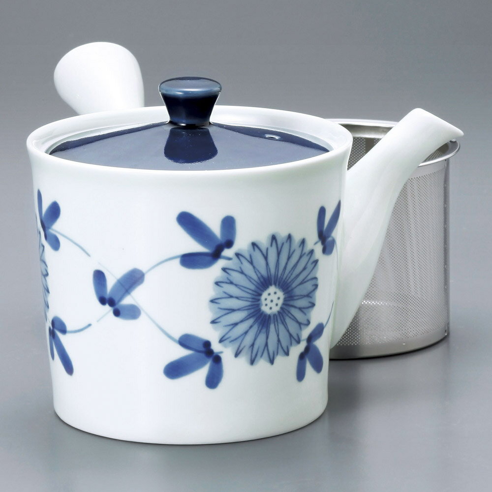 急須 藍花SS中急須（有田焼）10.5 x 10.5cm 425cc ] | ポット 急須 きゅうす 土瓶 お茶 一服 まったり ..