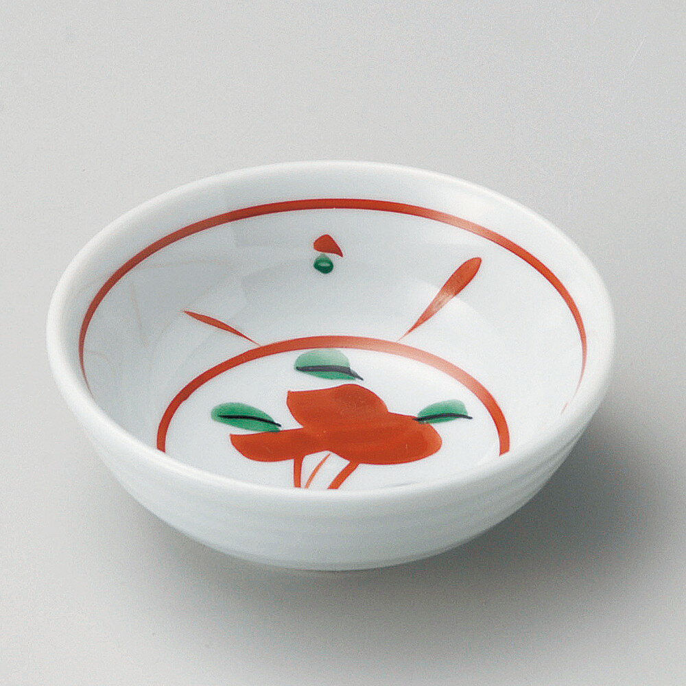 Small Bowls - ☆ 小鉢 ☆ 赤絵花3.0鉢 [ 10 x 3.5cm ] | 小鉢 小 小さい 鉢 ボウル 万能 人気 おすすめ 食器 業務用 飲食店 カフェ うつわ 器 おしゃれ かわいい ギフト プレゼント内祝い 結婚祝い 誕生日 贈り物 贈答品