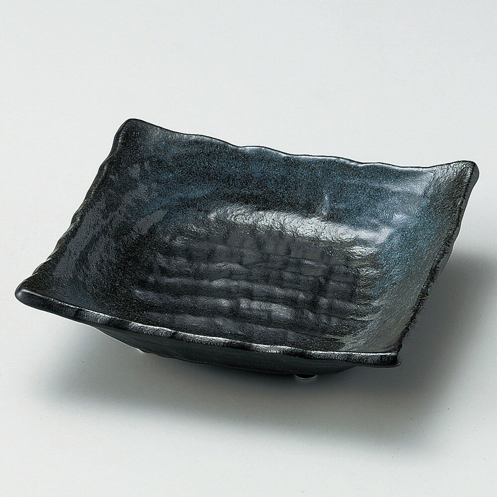 ☆ 向付 ☆ 黒志野四つ足多用鉢 [ 18 x 18 x 5cm ] | 和食器 鉢 小鉢 ボウル 浅鉢 料亭 ホテル 食器 業務用 飲食店 カフェ うつわ 器 おしゃれ かわいい ギフト プレゼント 内祝い 誕生日 贈り物 贈答品 おすすめ