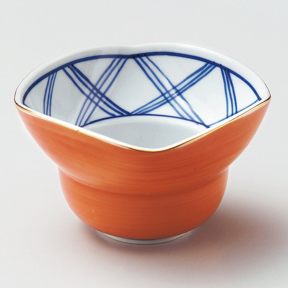 Small Bowls - ☆ 小鉢 ☆ 金彩朱巻き小鉢大 [ 10.5 x 10.5 x 7cm ] | 小鉢 小 小さい 鉢 ボウル 万能 人気 おすすめ 食器 業務用 飲食店 カフェ うつわ 器 おしゃれ かわいい ギフト プレゼント内祝い 結婚祝い 誕生日 贈り物 贈答品