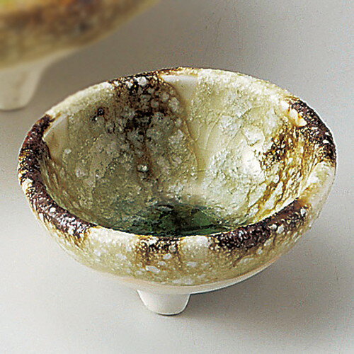 ☆ 千代口 ☆ 灰釉アワビ丸千代口 [ φ7.5 x 3.5cm ] | 小鉢 小 小さい 鉢 ボウル 万能 人気 おすすめ 食器 業務用 飲食店 カフェ うつわ 器 おしゃれ かわいい ギフト プレゼント内祝い 結婚祝い 誕生日 贈り物 贈答品