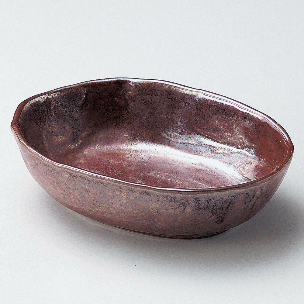 Other - ☆ 中鉢 ☆ 紅結晶楕円浅鉢 [ 15.5 x 11 x 4.3cm ] | 中鉢 盛鉢 取り鉢 ボウル 中 おすすめ 人気 食器 業務用 飲食店 カフェ うつわ 器 おしゃれ かわいい お洒落 ギフト プレゼント 引き出物 内祝い 結婚祝い 誕生日 贈り物 贈答品