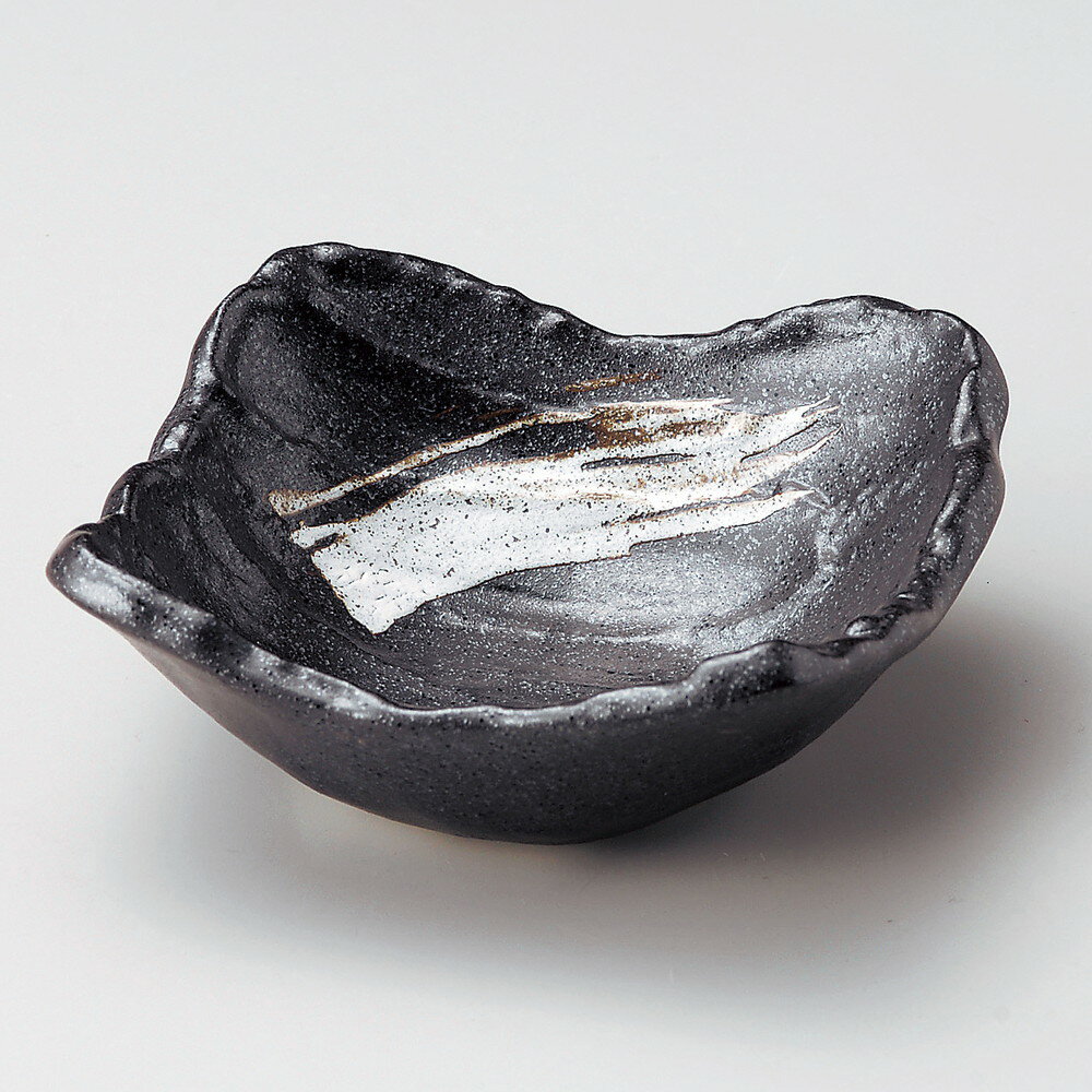 Small Bowls - ☆ 小鉢 ☆ 栗色刷毛目荒そぎ4.5小鉢 [ 14 x 14 x 5.8cm ] | 小鉢 小 小さい 鉢 ボウル 万能 人気 おすすめ 食器 業務用 飲食店 カフェ うつわ 器 おしゃれ かわいい ギフト プレゼント内祝い 結婚祝い 誕生日 贈り物 贈答品