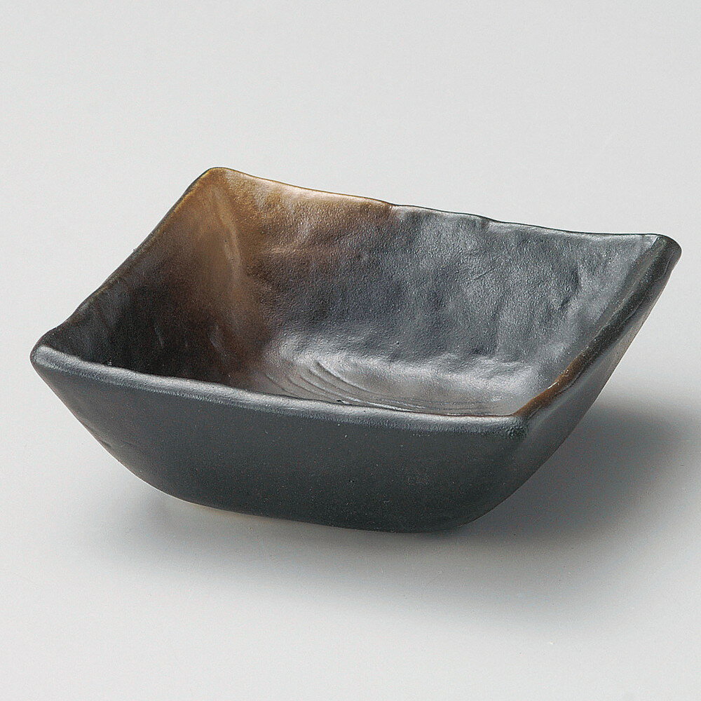 Small Bowls - ☆ 小鉢 ☆ 備前風吹(松花堂兼用)角小鉢 [ 10.5 x 10.5 x 3.9cm ] | 小鉢 小 小さい 鉢 ボウル 万能 人気 おすすめ 食器 業務用 飲食店 カフェ うつわ 器 おしゃれ かわいい ギフト プレゼント内祝い 結婚祝い 誕生日 贈り物 贈答品
