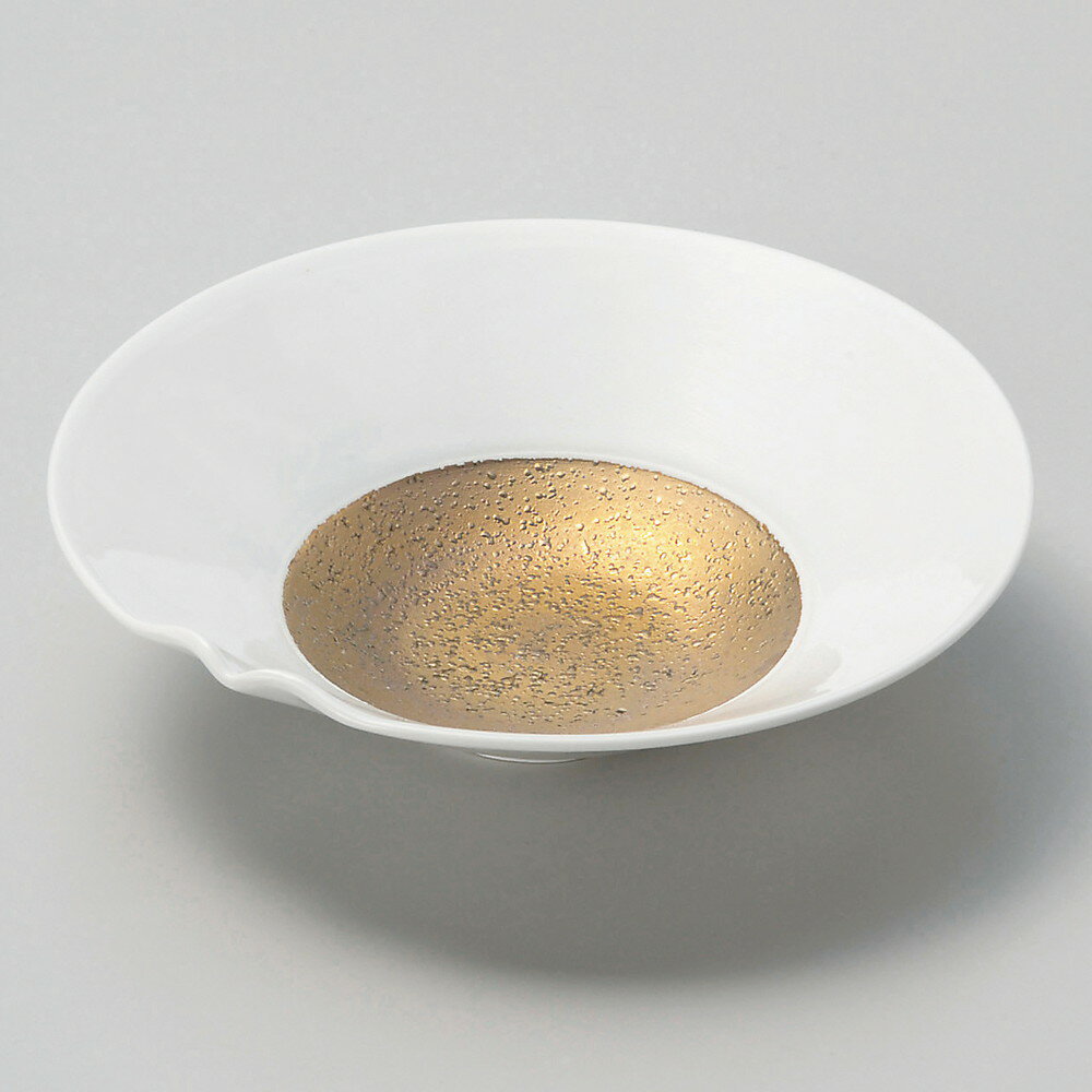 Other - ☆ 中鉢 ☆ 金彩片口平鉢 [ φ14.5 x 4cm ] | 中鉢 盛鉢 取り鉢 ボウル 中 おすすめ 人気 食器 業務用 飲食店 カフェ うつわ 器 おしゃれ かわいい お洒落 ギフト プレゼント 引き出物 内祝い 結婚祝い 誕生日 贈り物 贈答品