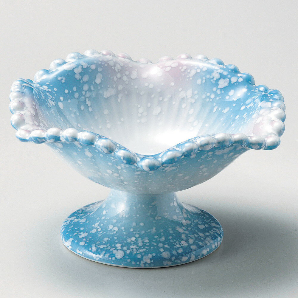 Small Bowls - ☆ 高台小鉢 ☆ 玉渕波しぶき4.3高台小鉢 [ 13 x 7cm ] | 小鉢 小 小さい 鉢 ボウル 万能 人気 おすすめ 食器 業務用 飲食店 カフェ うつわ 器 おしゃれ かわいい ギフト プレゼント内祝い 結婚祝い 誕生日 贈り物 贈答品