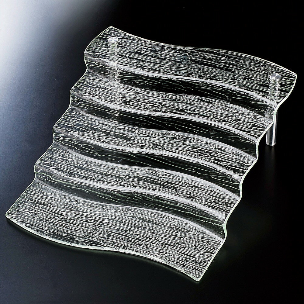 ☆ ブッフェ ☆ (AC・AL)さざ波雛段盛器 [ 50 x 42 x 16.3cm ] | 大皿 プレート パーティ 人気 おすすめ 食器 洋食器 業務用 飲食店 カフェ うつわ 器 おしゃれ かわいい ギフト プレゼント 引き出物 誕生日 贈り物 贈答品 自宅用 大きい