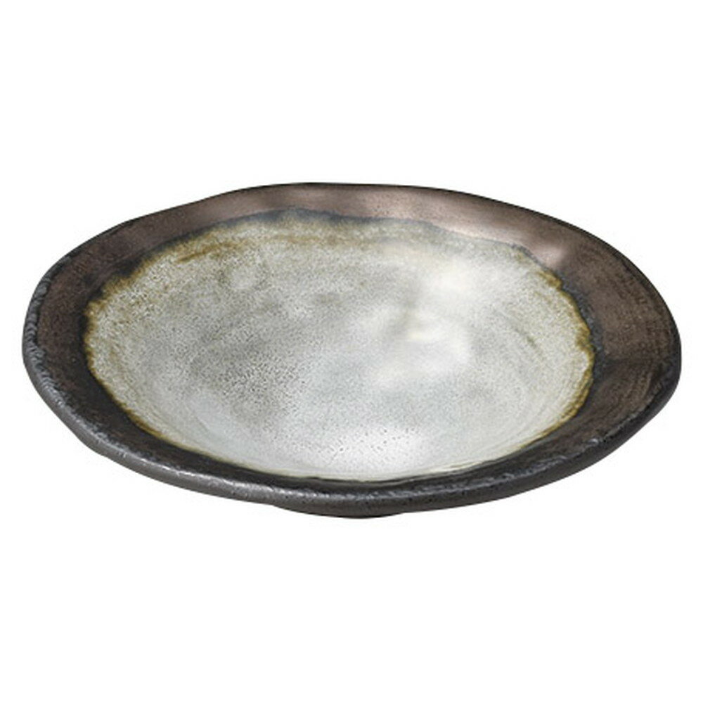 窯変金彩ストライプ5.0皿 [ φ16.5 x 4cm ] | 和食器 鉢 小鉢 ボウル 浅鉢 料亭 ホテル 食器 業務用 飲食店 カフェ うつわ 器 おしゃれ ..