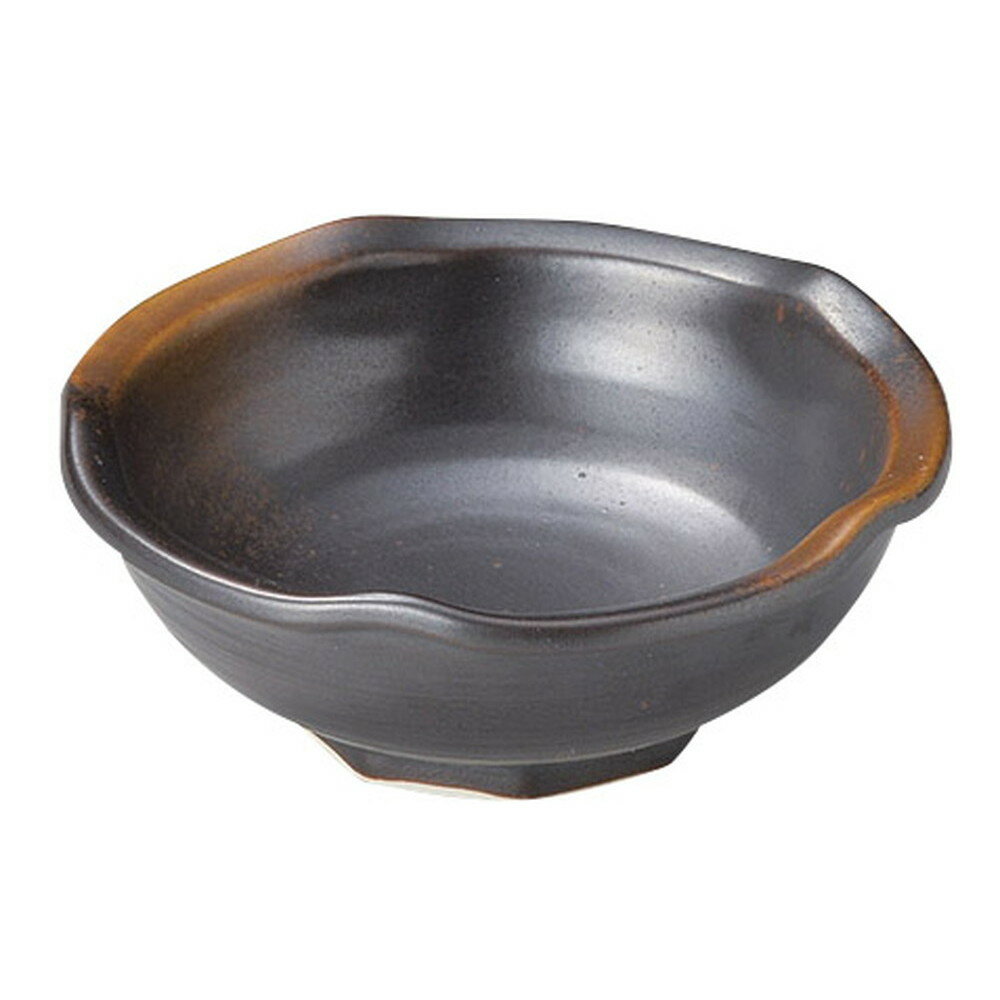 やきしめ梅型丸千代口 [ φ9 x 3.4cm ] [ 小付 ] | 和食器 鉢 小鉢 ボウル 料亭 ホテル 食器 業務用 飲食店 カフェ うつわ 器 おしゃれ かわいい ギフト プレゼント 内祝い 誕生日 贈り物 贈答品 おすすめ