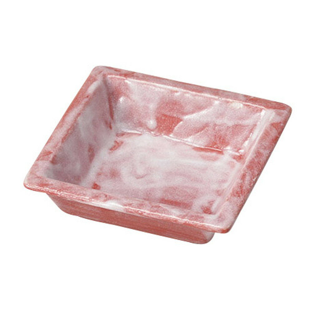赤楽正角鉢 [ 11.3 x 11.3 x 3.4cm ] | 弁当 小鉢 豆皿 幕ノ内 人気 おすすめ 食器 業務用 飲食店 カフェ うつわ 器 おしゃれ かわいい ギフト プレゼント 引き出物 誕生日 贈り物 贈答品