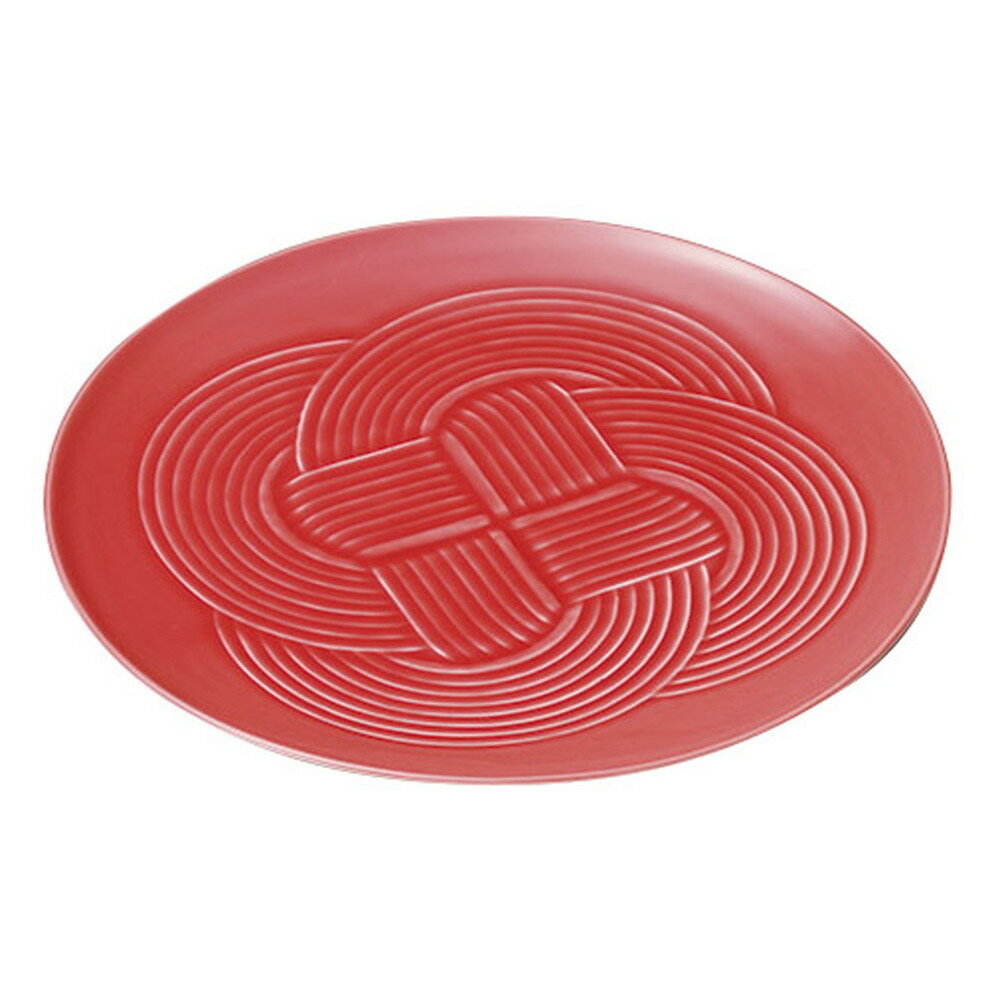 赤結大皿 [ φ25.5 x 2.2cm ] [ 丸大皿 ] | 大きい お皿 大皿 盛り皿 盛皿 人気 おすすめ パスタ皿 パーティー 食器 業務用 飲食店 カフェ うつわ 器 ギフト プレゼント誕生日 贈り物 贈答品 おしゃれ かわいい