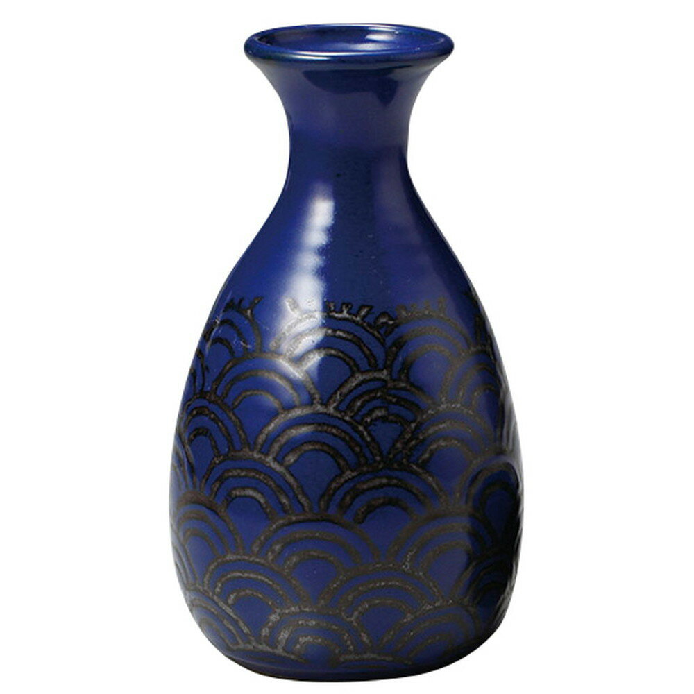 青海波1合徳利 [ φ7 x 11.8cm(210cc) ] [ 酒器 ] | 徳利 熱燗 冷酒 お酒 日本酒 バー bar 晩酌 人気 おすすめ 食器 業務用 飲食店 カフェ うつわ 器 おしゃれ かわいい ギフト プレゼント 引き出物 誕生日 贈り物 贈答品