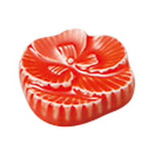 牡丹 橙 箸置き [ 3.8 x 1cm ] [ 箸置 ] | 和食 日本食 飲食店 旅館 日本土産 | 箸置き 箸置 はしおき 箸 カトラリー 食器 業務用 飲食店 カフェ うつわ 器 おしゃれ かわいい お洒落 ギフト プレゼント 引き出物 内祝い 結婚祝い 誕生日 贈り物 贈答品